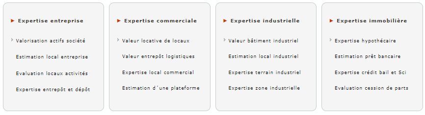 Domaines d'intervention du Conseil Expert ProtorMundi : expertise entreprise, commerciale, industrielle et immobilière