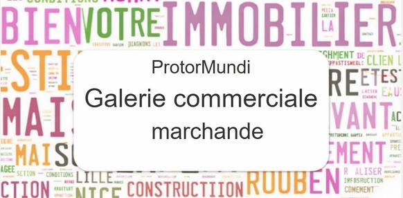 Galerie commerciale marchande : illustration d’un ensemble de boutiques avec circulations et flux clients (immobilier d’entreprise).